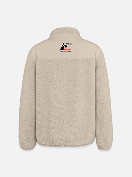 Tractor Beginners - Relaxed Fit Unisex Sherpa Jacket by Stanley/Stella - beige