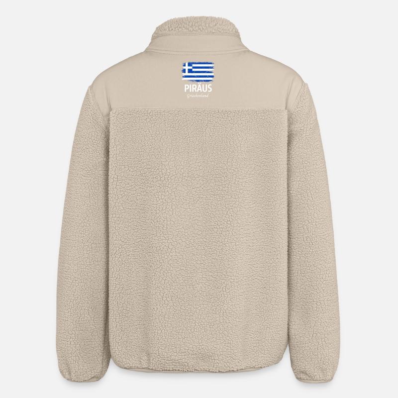 Piraeus - Relaxed Fit Unisex Sherpa Jacket by Stanley/Stella - beige