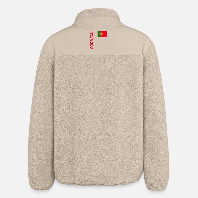 Aveiro - Veste sherpa unisexe coupe décontractée Stanley/Stella - beige