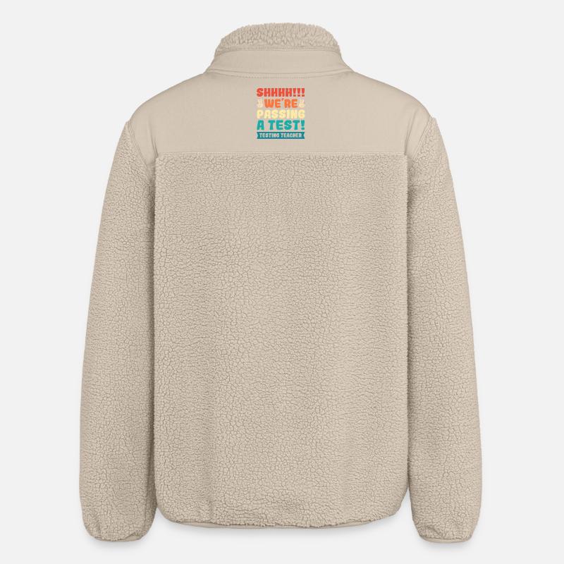 Examen d’enseignant - Veste sherpa unisexe coupe décontractée Stanley/Stella - beige