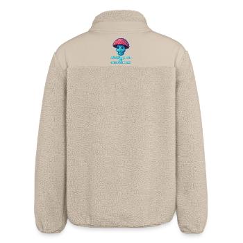 Fun Guy in the Digital Forest - Relaxed Fit Unisex Sherpajacke von Stanley/Stella - Beige - Hinten