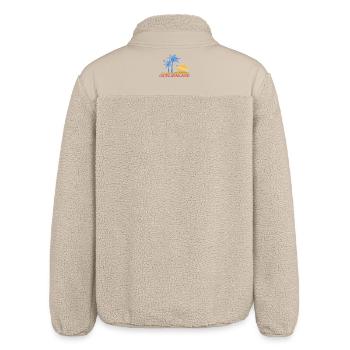 Grèce - Veste sherpa unisexe coupe décontractée Stanley/Stella - beige - Dos