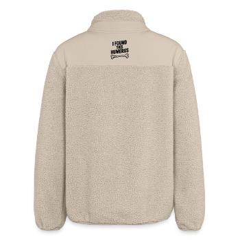 Ich habe diesen Humerus gefunden - Relaxed Fit Unisex Sherpajacke von Stanley/Stella - Beige - Hinten