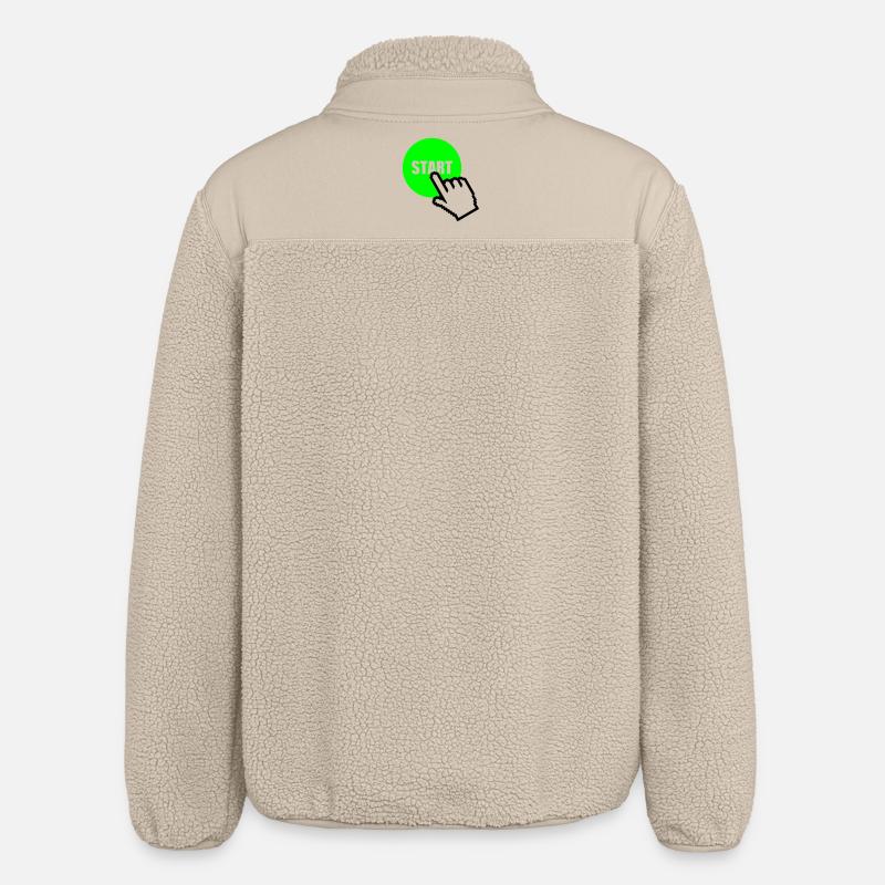 Start - Relaxed Fit Unisex Sherpa Jacket by Stanley/Stella - beige