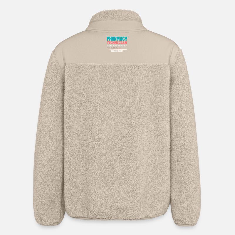 Pharmacien Technicien Pharmaceutique - Veste sherpa unisexe coupe décontractée Stanley/Stella - beige