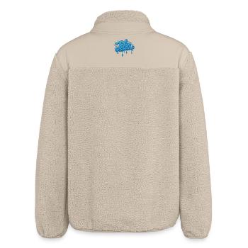 Graffiti JOHN Prénom cadeau idéal imprimable sur t - Veste sherpa unisexe coupe décontractée Stanley/Stella - beige - Dos