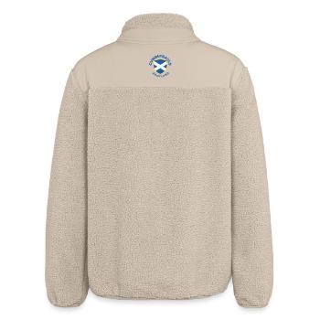 Cumbernauld Scotland Shield - Relaxed Fit Unisex Sherpa Jacket by Stanley/Stella - beige - Back