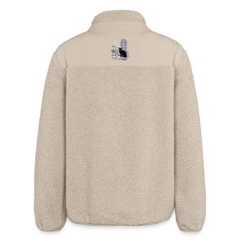 Gentle Goth Cozy Goth Katze - Relaxed Fit Unisex Sherpajacke von Stanley/Stella - Beige - Hinten