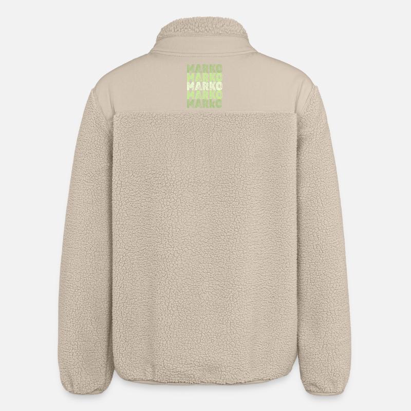 Cadeau pour Marko - Veste sherpa unisexe coupe décontractée Stanley/Stella - beige