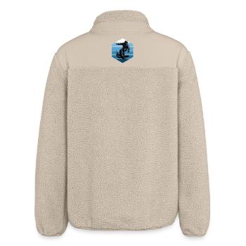Snowboard Love to Wear - Relaxed Fit Unisex Sherpa Jacket by Stanley/Stella - beige - Back