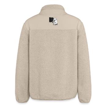 Professeur Éléphant - Veste sherpa unisexe coupe décontractée Stanley/Stella - beige - Dos