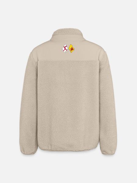 Somerset crossed with England - Relaxed Fit Unisex Sherpa Jacket by Stanley/Stella - beige