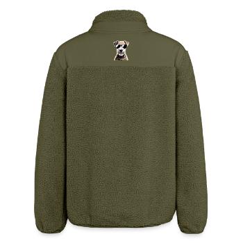Lakeland Terrier - Veste sherpa unisexe coupe décontractée Stanley/Stella - kaki - Dos
