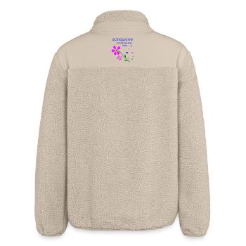 School Child First Class - Relaxed Fit Unisex Sherpa Jacket by Stanley/Stella - beige - Back