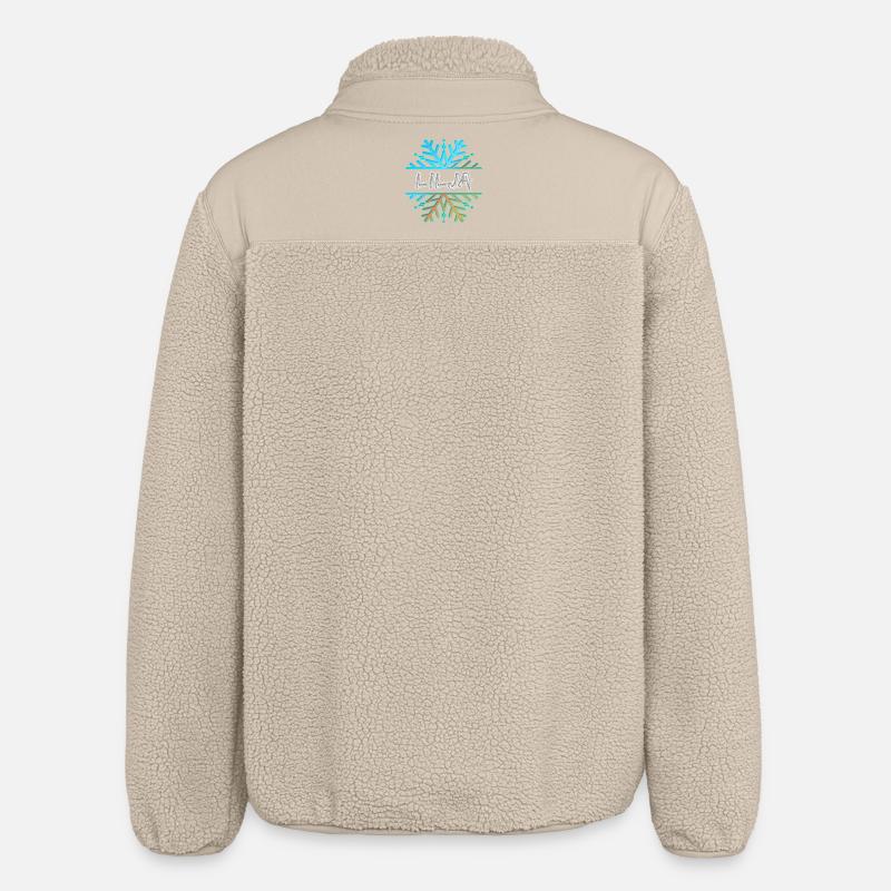 Lilja Lilja - Veste sherpa unisexe coupe décontractée Stanley/Stella - beige