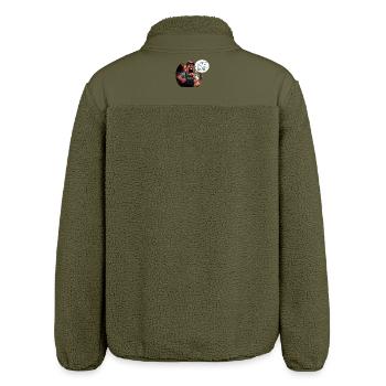 DU KANNST OHNE VORWARNUNG EISENBAHNARBEITER SEIN! (Zug) - Relaxed Fit Unisex Sherpajacke von Stanley/Stella - Khaki - Hinten