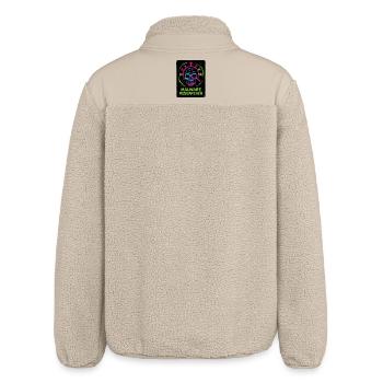 Cybersecurity: Malware Researcher - Relaxed Fit Unisex Sherpa Jacket by Stanley/Stella - beige - Back