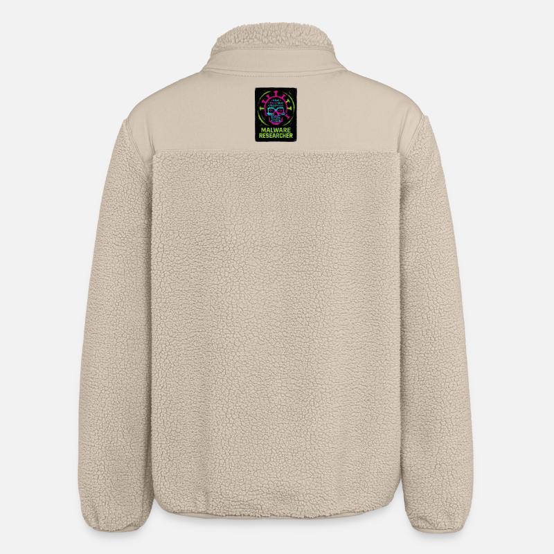Cybersécurité : Malware Researcher - Veste sherpa unisexe coupe décontractée Stanley/Stella - beige