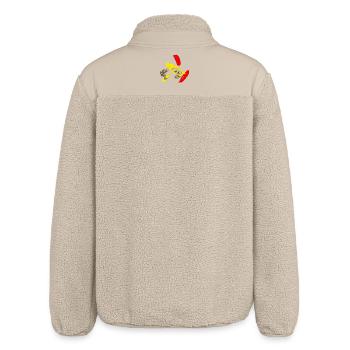 Atlashörnchen Surfen, Kitesurfen, Windsurfen - Veste sherpa unisexe coupe décontractée Stanley/Stella - beige - Dos