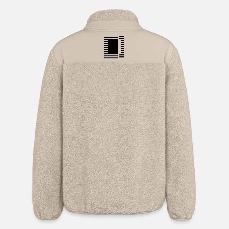 Please upload the design image - Relaxed Fit Unisex Sherpa Jacket by Stanley/Stella - beige