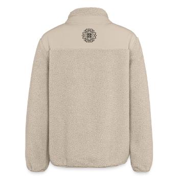 Mandala - Relaxed Fit Unisex Sherpajacke von Stanley/Stella - Beige - Hinten
