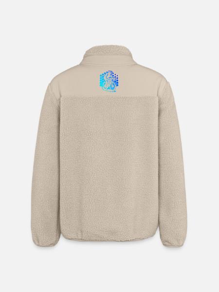 Roadbike motif with recognition value - Relaxed Fit Unisex Sherpa Jacket by Stanley/Stella - beige