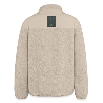 Not everything needs fixing - Relaxed Fit Unisex Sherpa Jacket by Stanley/Stella - beige - Back