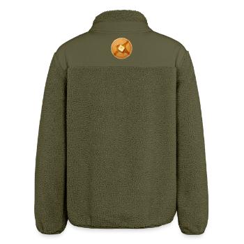 Pfannkuchenkostüm Frühstück Halloween Einfacher Pf - Relaxed Fit Unisex Sherpajacke von Stanley/Stella - Khaki - Hinten