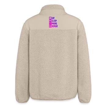 Le padel adore s’habiller chic - Veste sherpa unisexe coupe décontractée Stanley/Stella - beige - Dos