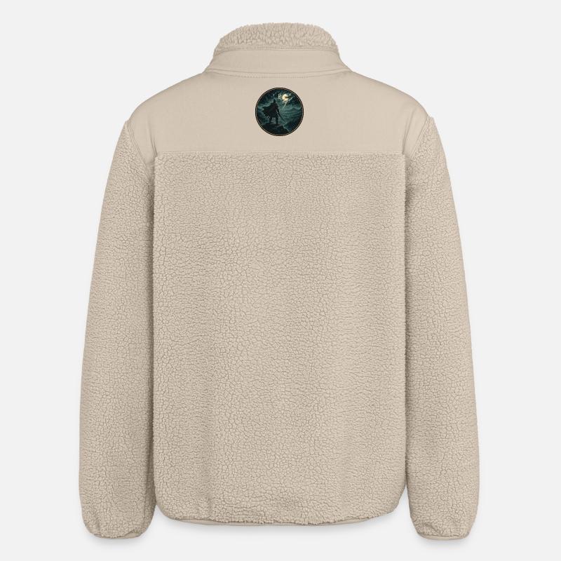 Chevalier de la Lune dans l’Abîme - Veste sherpa unisexe coupe décontractée Stanley/Stella - beige