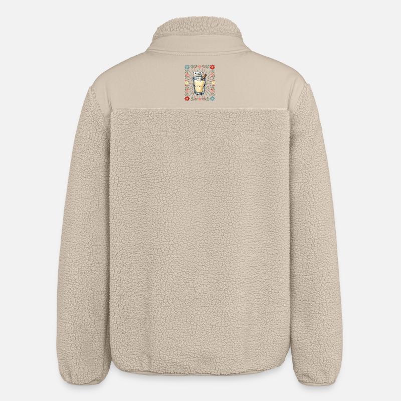 No Immigration Rights Protest gegen Abschiebung - Relaxed Fit Unisex Sherpajacke von Stanley/Stella - Beige