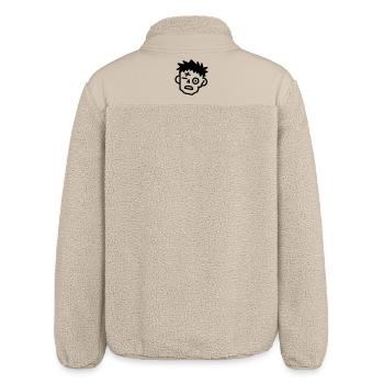 Zombie - Relaxed Fit Unisex Sherpajacke von Stanley/Stella - Beige - Hinten