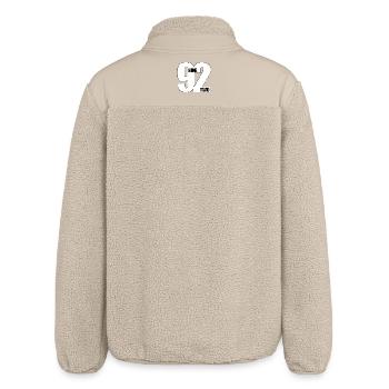 92 NINE TWO! - Relaxed Fit Unisex Sherpa Jacket by Stanley/Stella - beige - Back