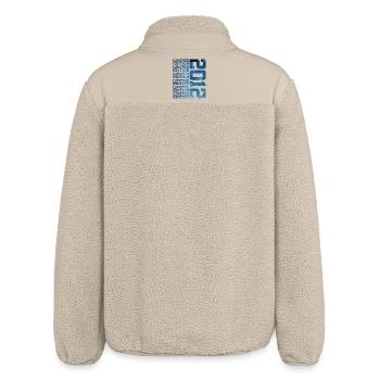 LIMITED EDITION 2012 14 YEARS 14TH BIRTHDAY - Relaxed Fit Unisex Sherpa Jacket by Stanley/Stella - beige - Back