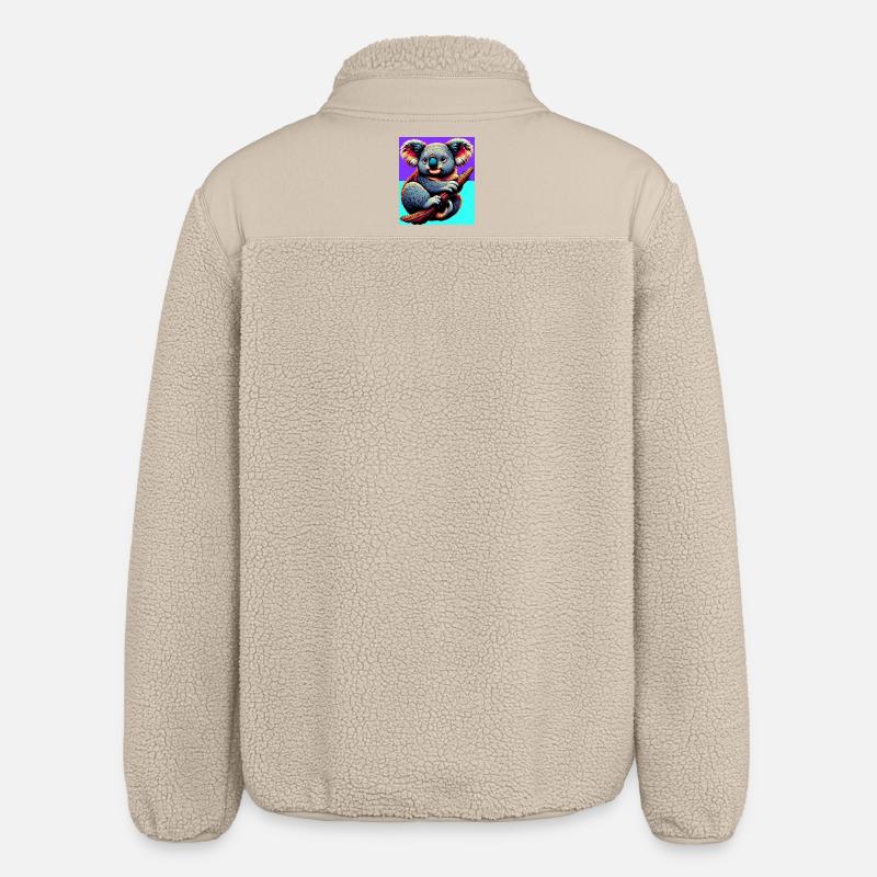 Koala - Veste sherpa unisexe coupe décontractée Stanley/Stella - beige