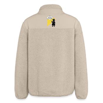 Hello uncle - pick up? Your brother is funny annoying - Relaxed Fit Unisex Sherpa Jacket by Stanley/Stella - beige - Back