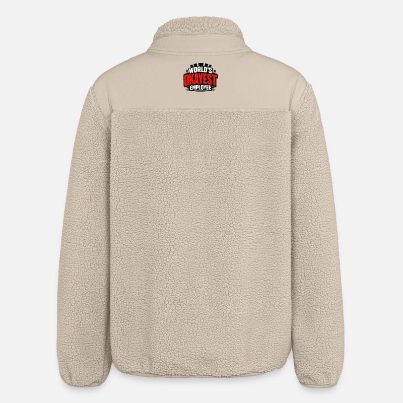 Der beste Mitarbeiter der Welt - Relaxed Fit Unisex Sherpajacke von Stanley/Stella - Beige