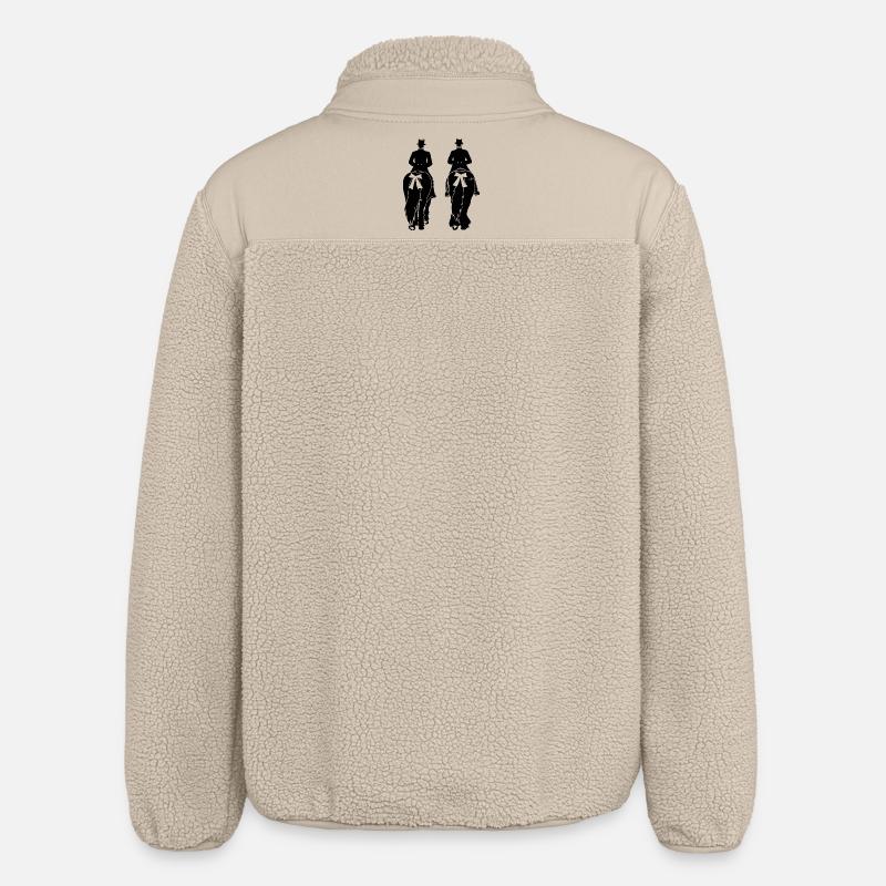 KŘIŽERJEJ ... A čěs ! - Veste sherpa unisexe coupe décontractée Stanley/Stella - beige