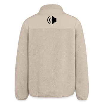 Speakers, Speakers - Relaxed Fit Unisex Sherpa Jacket by Stanley/Stella - beige - Back