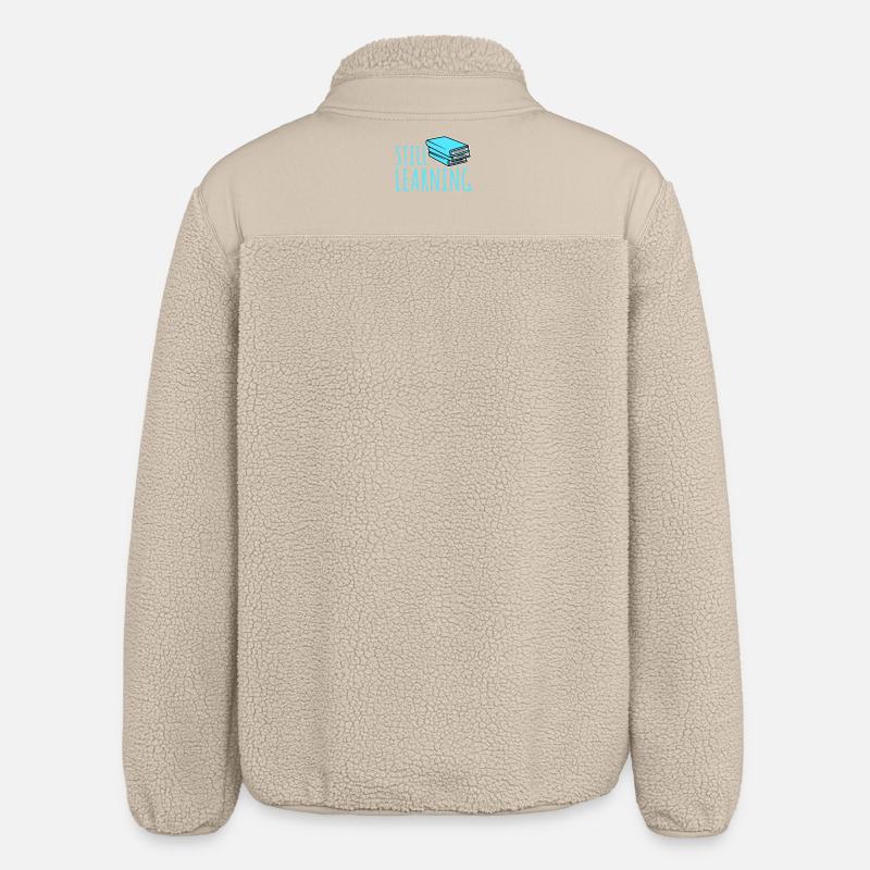 Still Learning Wachstum Schüler Motivation Spruch  - Relaxed Fit Unisex Sherpajacke von Stanley/Stella - Beige