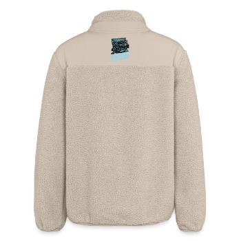I once drove a real car, the Force - Relaxed Fit Unisex Sherpa Jacket by Stanley/Stella - beige - Back