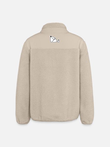 Looking For Cans - Relaxed Fit Unisex Sherpajacke von Stanley/Stella - Beige