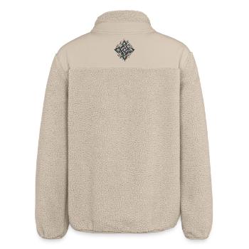 Witch's Knot - Relaxed Fit Unisex Sherpa Jacket by Stanley/Stella - beige - Back
