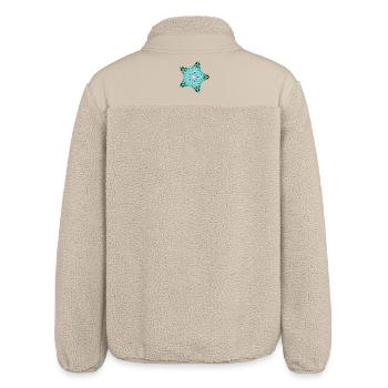 Glow of the Ocean Star - Relaxed Fit Unisex Sherpa Jacket by Stanley/Stella - beige - Back