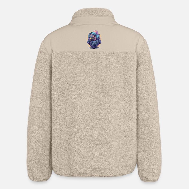 DJ avec un casque - Veste sherpa unisexe coupe décontractée Stanley/Stella - beige