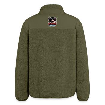 Amoureux des axolotls, Axolotl mignon, Drôle - Veste sherpa unisexe coupe décontractée Stanley/Stella - kaki - Dos