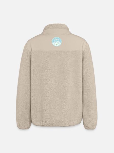 Petri Dank Meerwelle - Relaxed Fit Unisex Sherpajacke von Stanley/Stella - Beige