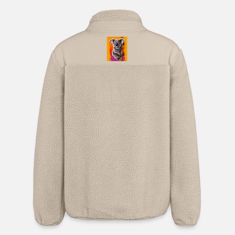 Koala - Veste sherpa unisexe coupe décontractée Stanley/Stella - beige