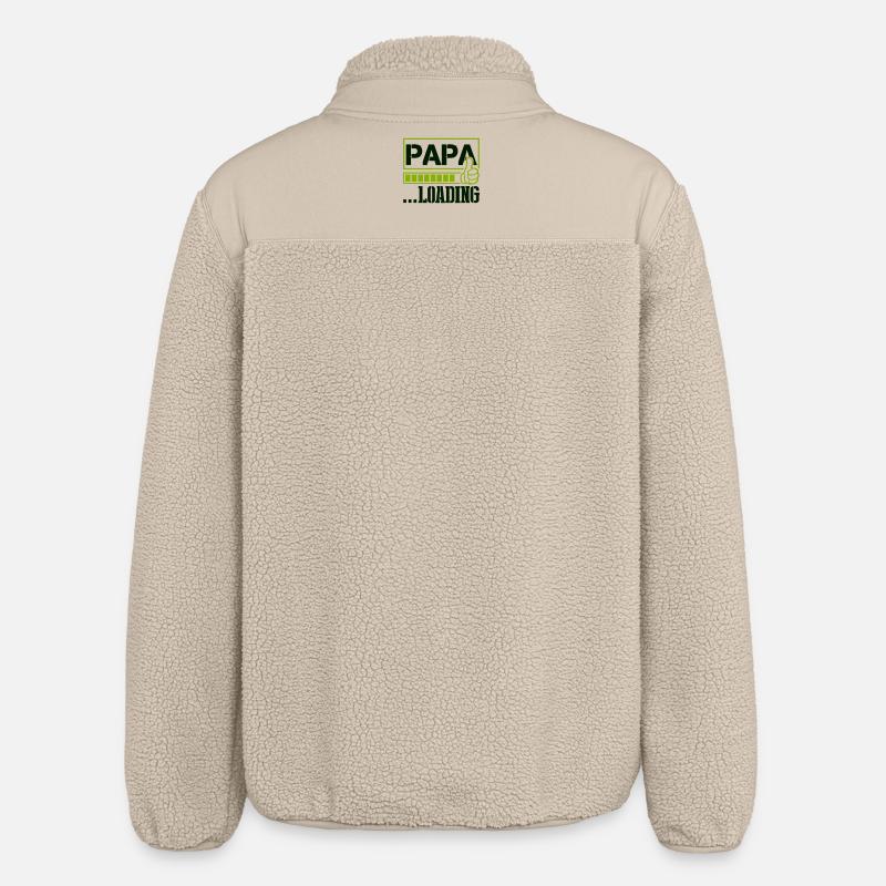 papa_loading- - Veste sherpa unisexe coupe décontractée Stanley/Stella - beige