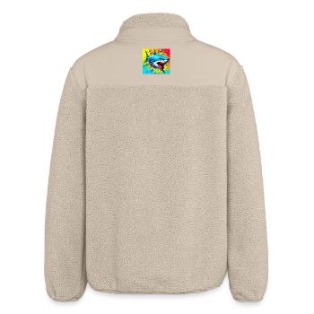 Requin - Veste sherpa unisexe coupe décontractée Stanley/Stella - beige - Dos
